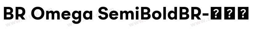 BR Omega SemiBoldBR字体转换